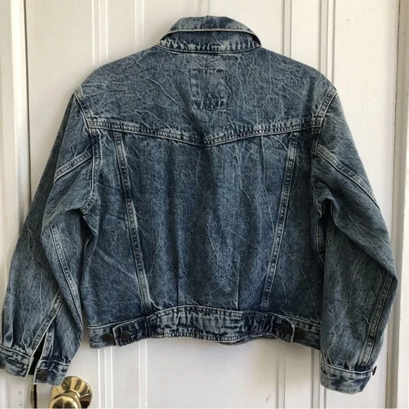 NWT Gap Teens Medium Washed Oversized Denim Jacket Size Large 10.